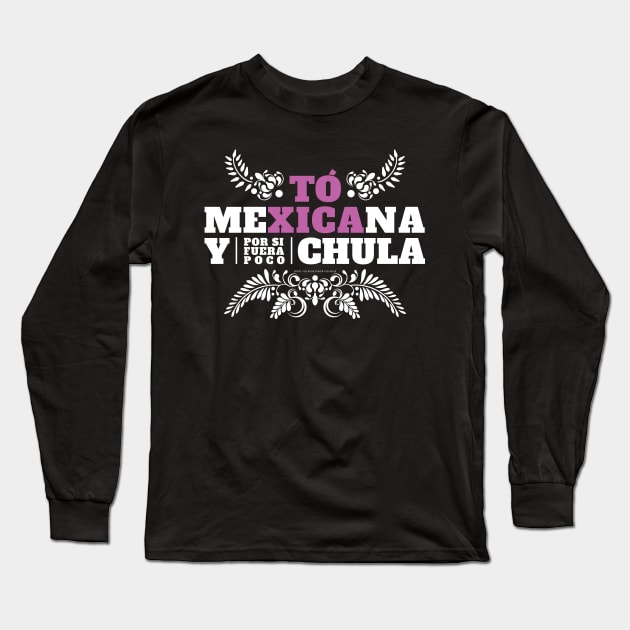 toxica chula wht Long Sleeve T-Shirt by vjvgraphiks